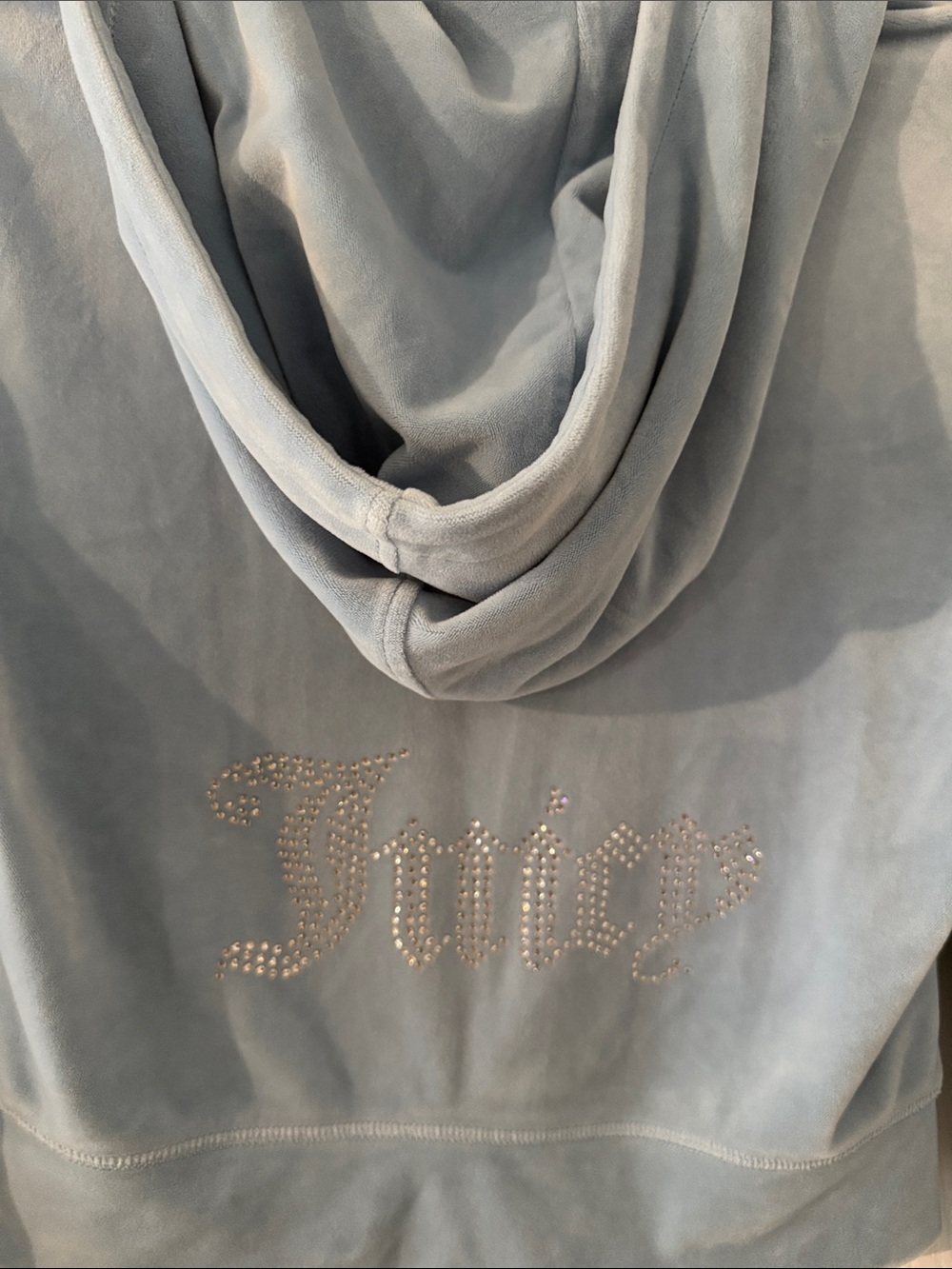 Juicy Couture Light Blue Velour Track Suit - Picture 10 of 11